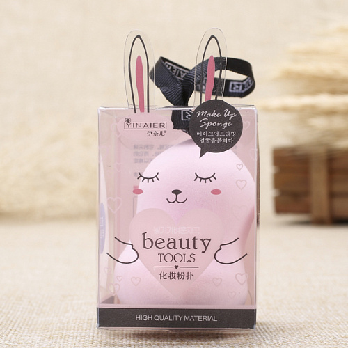 Спонж в декоративной коробке "Beauty Tools" розовый