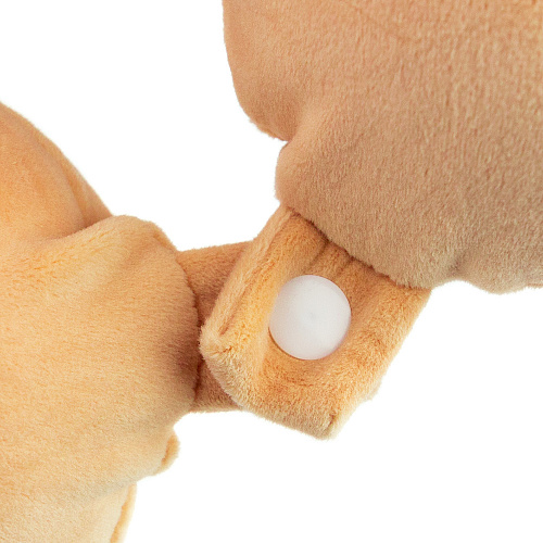 Подушка для путешествий "Корги" (беж), Memory Foam