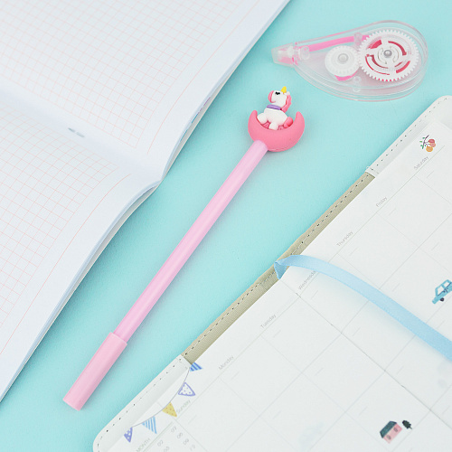 Ручка "Единорожек на луне" (розовая)