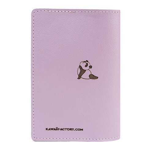 Обложка для паспорта "Панды" (кожа)