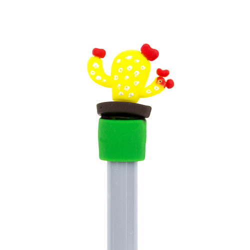 Ручка "Кактусы мини" (серая)