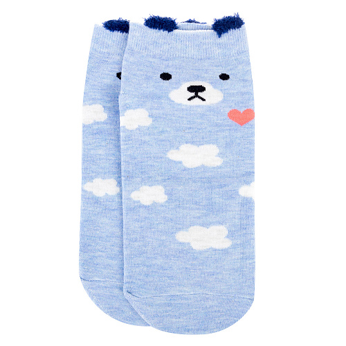 Носки "Зверушки" (голубые)