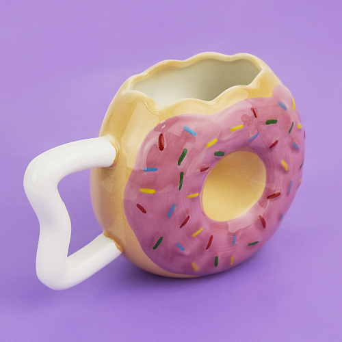Кружка "Пончик" (розовый)
