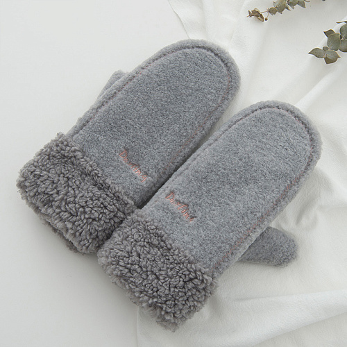 Варежки утепленные "Darling", серые