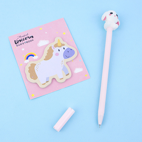 Стикеры для записей "Magical unicorn" (желтый)