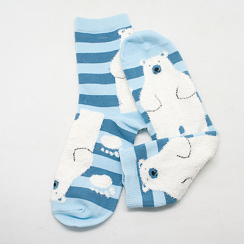 Носки "Белый мишка"