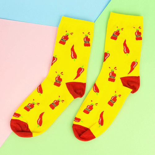 Носки "Перцы", разм.40-45