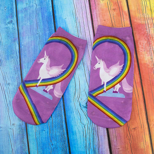 Носки "Пегас и радуга"