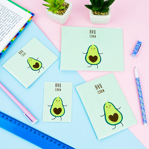 Обложка на зачетную книжку "Avocorn"