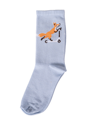 Набор носков "Лисичка на самокате", разм.23-25