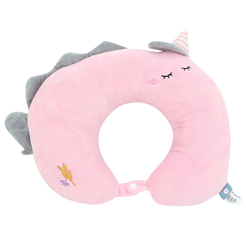 Подушка для путешествий "Единорожка" (розовый)