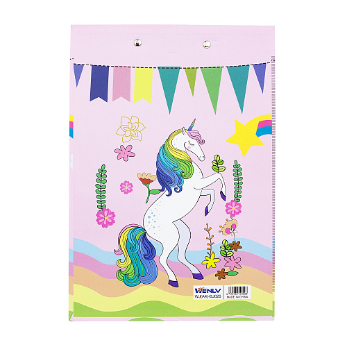 Папка-планшет "Unicorn" (радужный)
