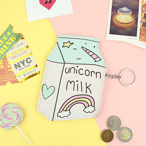 Кошелек-брелок "Unicorn milk"