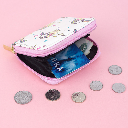 Кошелек на молнии "Kawaii mermaids"