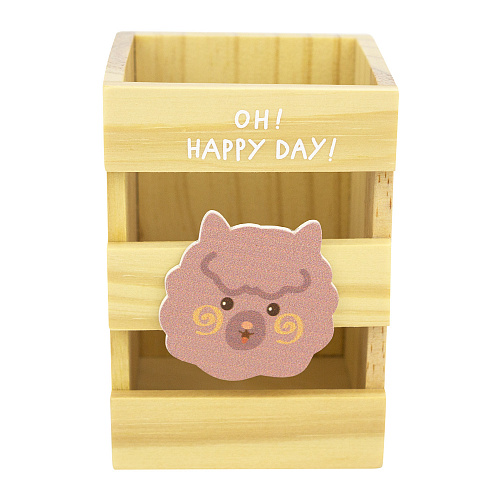 Подставка для ручек "Alpaca" (розовая)