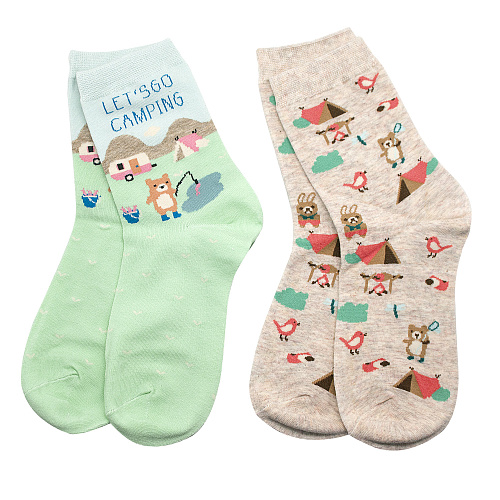 Носки "Турист+Птичка с мишкой"