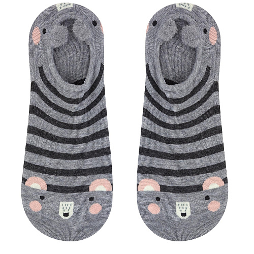 Носки "Ушастые" (серые)