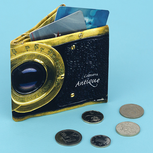 Кошелек "Фотоаппарат Leica" (черный)