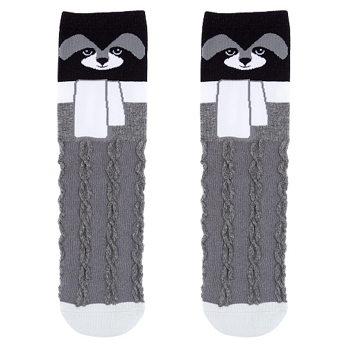 Носки "Уютная зима" (енот)