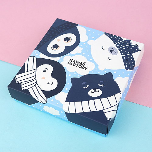 Коробка подарочная "Уютная зима"