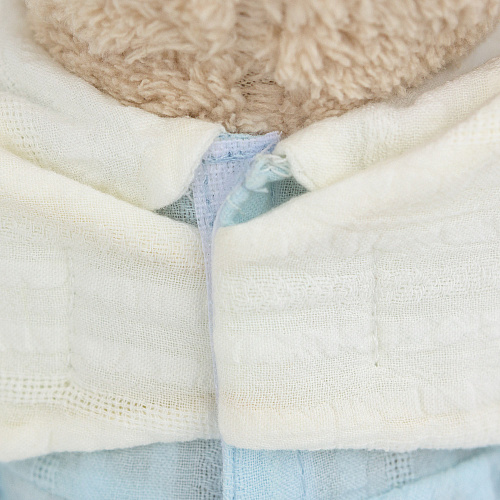 Игрушка-подушка "Зайка с крылышками" (голубая) 45см