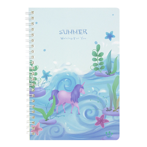 Тетрадь "Summer Unicorn" (море)