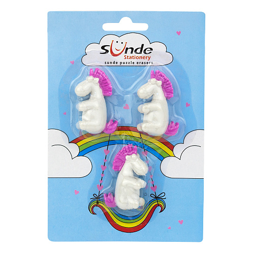 Набор ластиков "Единорожки"