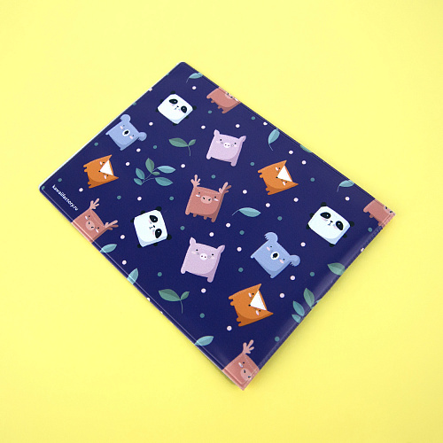 Обложка на зачетную книжку "Зверики"