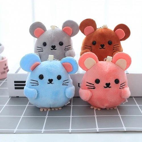 Брелок "Мышонок" (розовый)