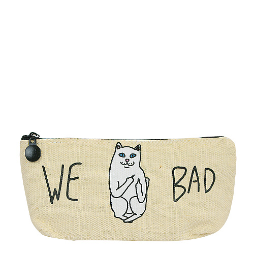 Пенал "Bad cat" (желтый)