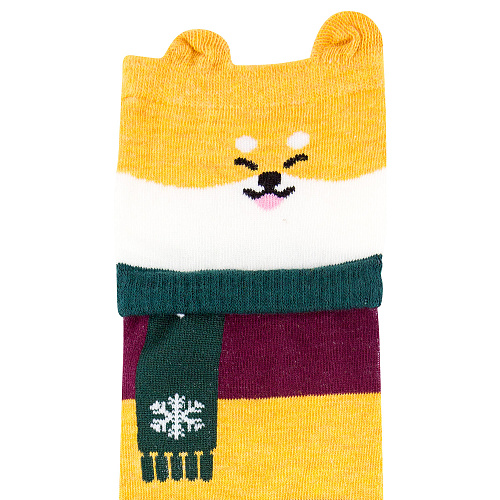 Носки "Корги" (рыжий)