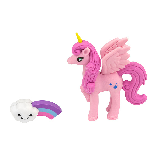 Набор ластиков "Pony" (розовый)