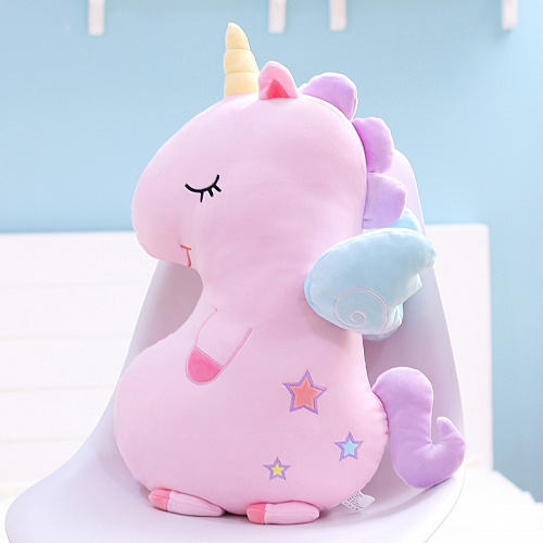 Игрушка-подушка "Пегас со звездами" (розовый)