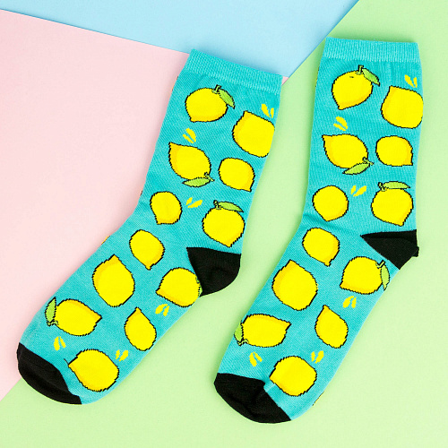 Носки "Лимонные", разм.40-45