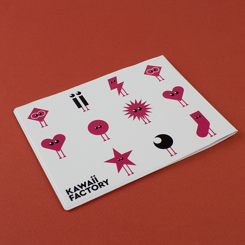 Обложка на зачетную книжку "Kawaii Family"