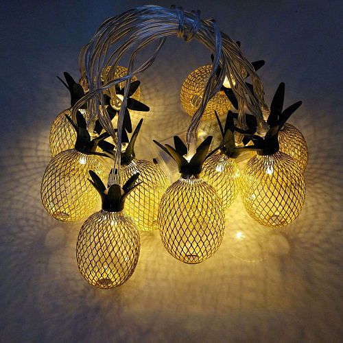 Гирлянда "Ананасы" LED, USB