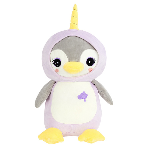 Игрушка-подушка "Пингвин-единорог" 45см