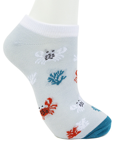 Носки короткие "Крабы", разм.40-45