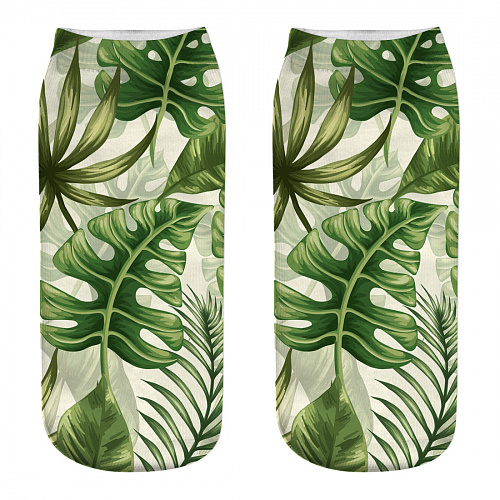 Носки "Тропики" (зеленые)