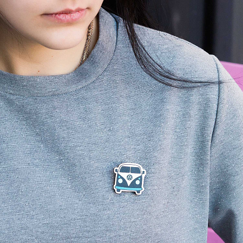 Значок "Hippie Bus"