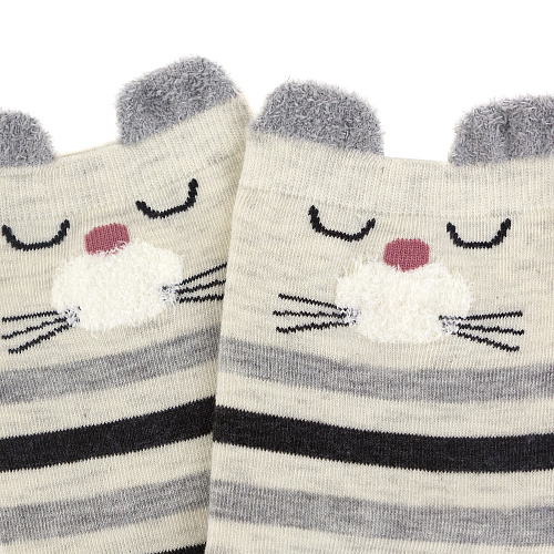 Носки "Gray" (серо-черные в полоску)