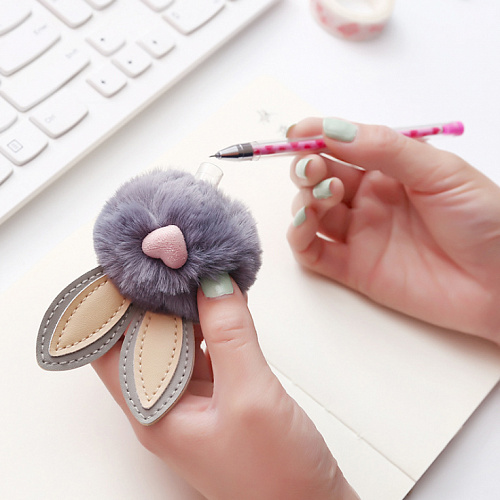 Ручка "Кролик" (серая)