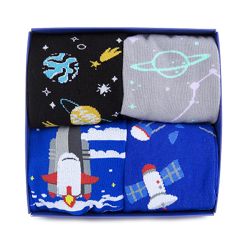 Набор носков в коробке "Космос"