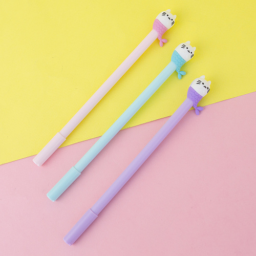 Ручка "Mermaid cat" (бирюзовая)