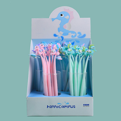 Ручка "Морской конек" голубой