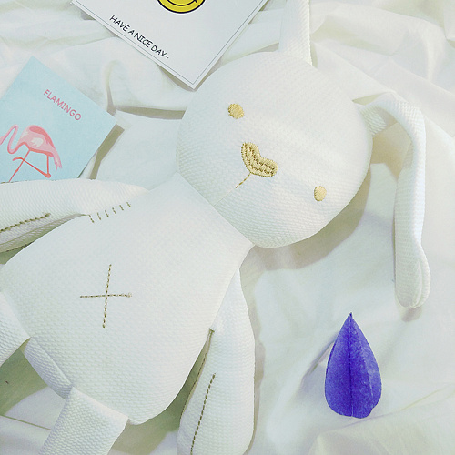 Игрушка-подушка "Зайка" (белый) 50см