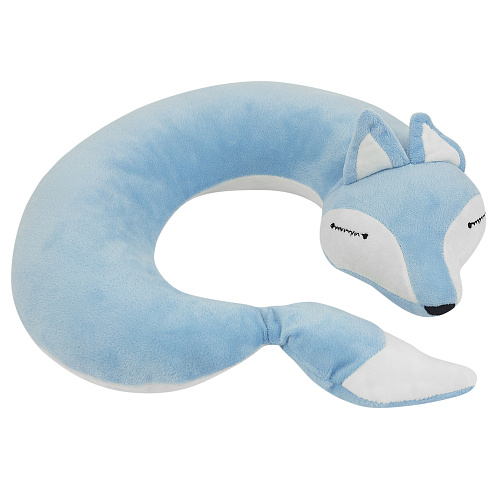 Подушка для путешествий "Лиса" (голубая)