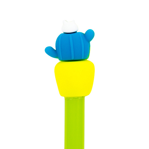 Ручка "Кактусы мини" (зеленая)