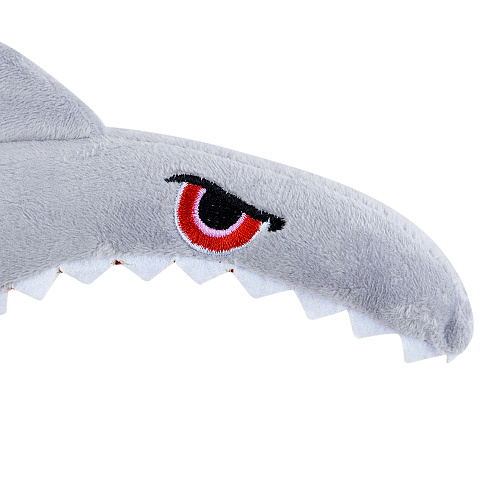 Повязка на голову "Акула", серый