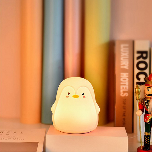 Ночник "Пингвин" (белый)